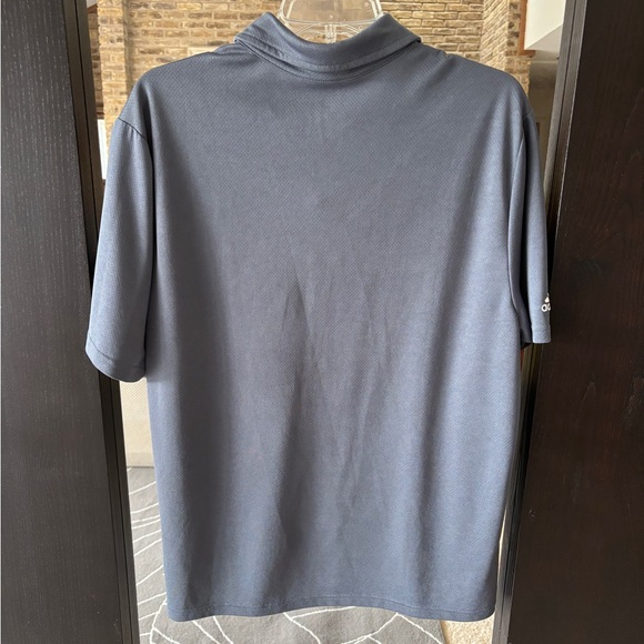 Adidas Gray Performance Polo Shirt - Picture 5 of 9